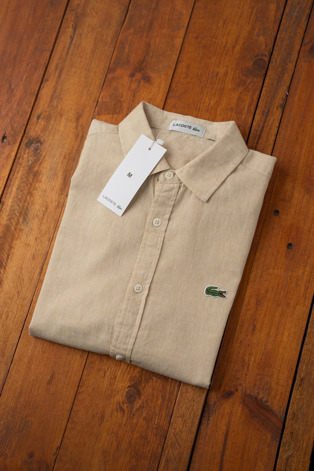 Camisa Linho Lac Bege